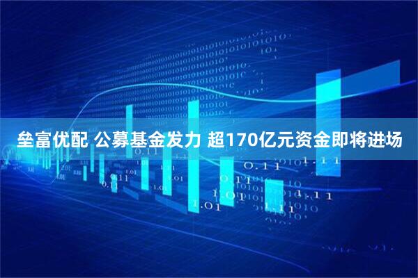 垒富优配 公募基金发力 超170亿元资金即将进场